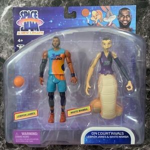 Lebron White Mamba Space Jam Rivals 2 Figure Set